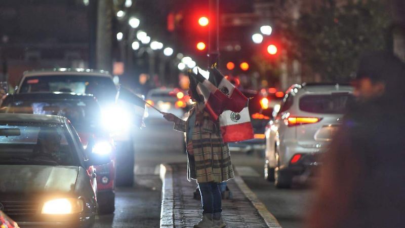 Afición duranguense celebra el triunfo de la Selección Mexicana en el Mundial